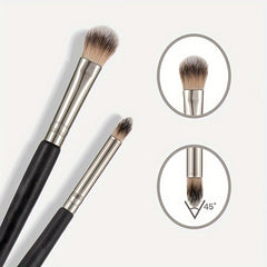 Soft Double-Ended Eyeshadow Brush for Beginners