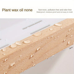 Kitchen Seasoning Rack Wall-mounted Solid Wood Shelf