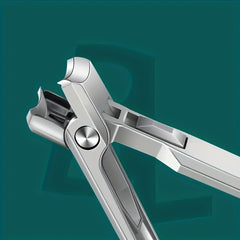 2pcs Nail Clippers Set for Thick Nails with Nail File Pedicure Tool