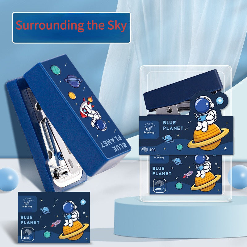 Mini Portable Cartoon Stapler Set for Students
