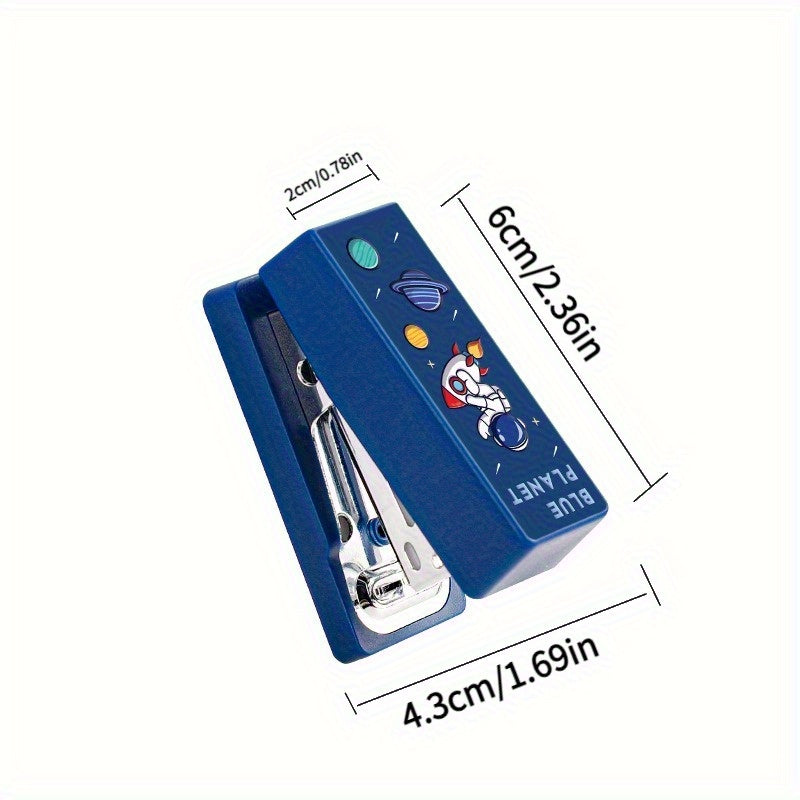 Mini Portable Cartoon Stapler Set for Students