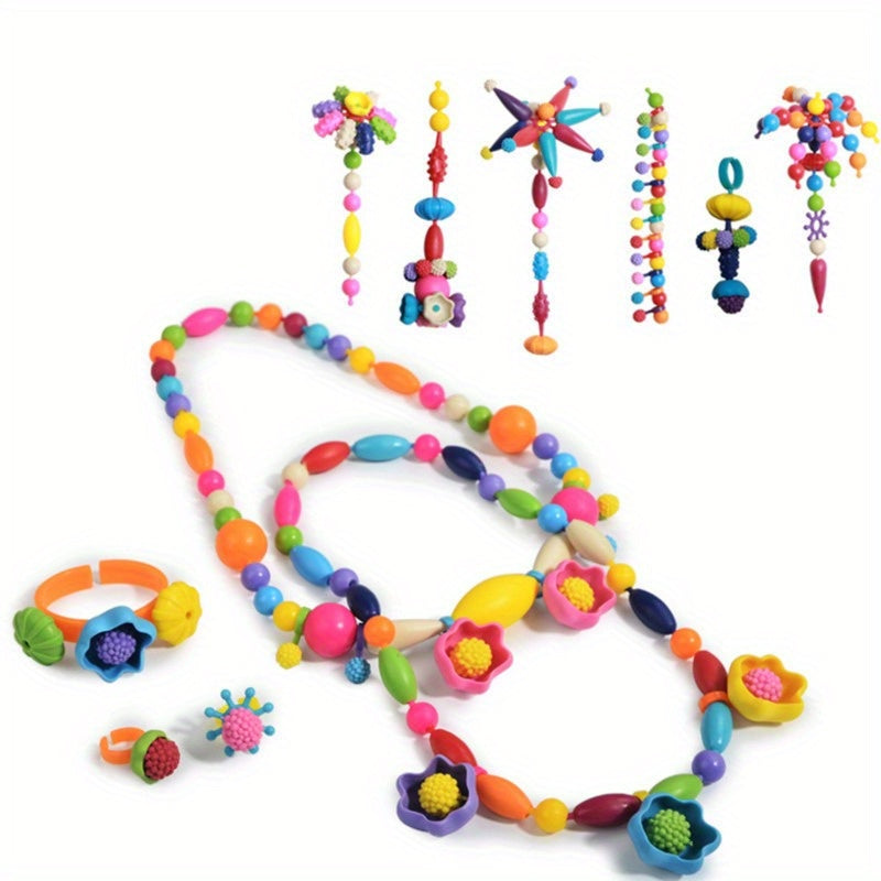 House Beaded DIY Material Toy for Girls