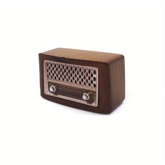 Toy House Accessories Mini Old-Fashioned Radio Model