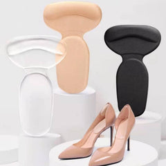 T-Shaped Heel Patch for Women's High Heels - Anti-Wear & Anti-Drop - One Size