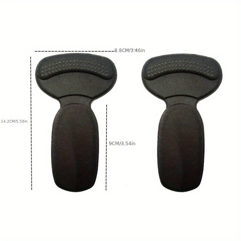 T-Shaped Heel Patch for Women's High Heels - Anti-Wear & Anti-Drop - One Size