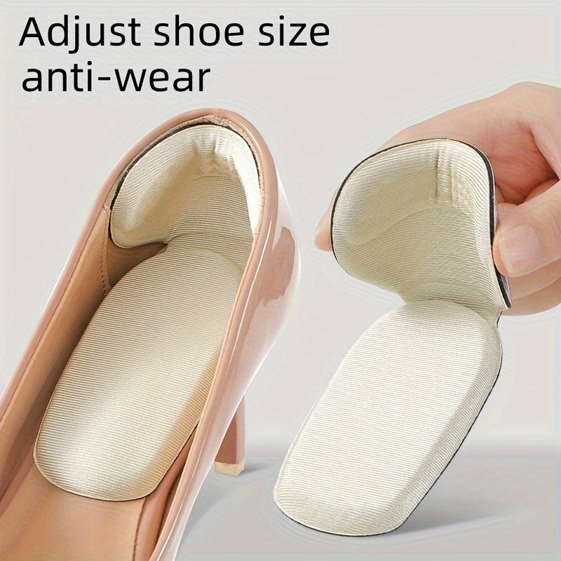 T-Shaped Heel Patch for Women's High Heels - Anti-Wear & Anti-Drop - One Size