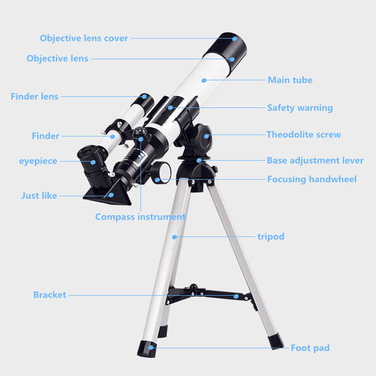 Professional Astronomical Telescope Reflecting Spyglass Camping