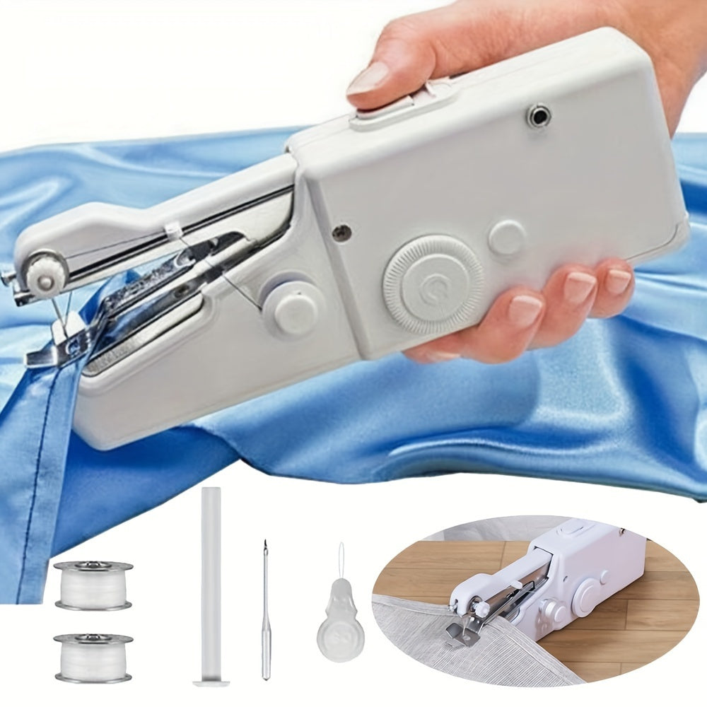 Mini Portable Handheld Sewing Machine for Fabrics Children's Clothes