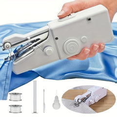 Mini Portable Handheld Sewing Machine for Fabrics Children's Clothes