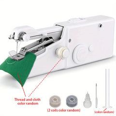 Mini Portable Handheld Sewing Machine for Fabrics Children's Clothes