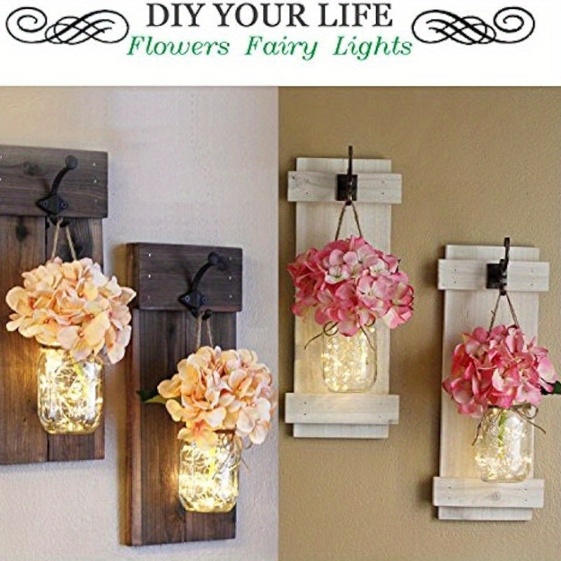 Waterproof Fairy String Lights 10 Micro Starry LEDs Silvery Copper Wire
