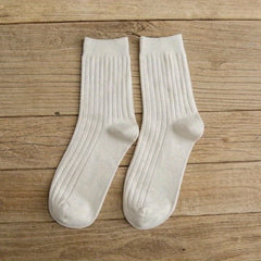5 Pairs Men's Crew Socks Cotton Sports Socks