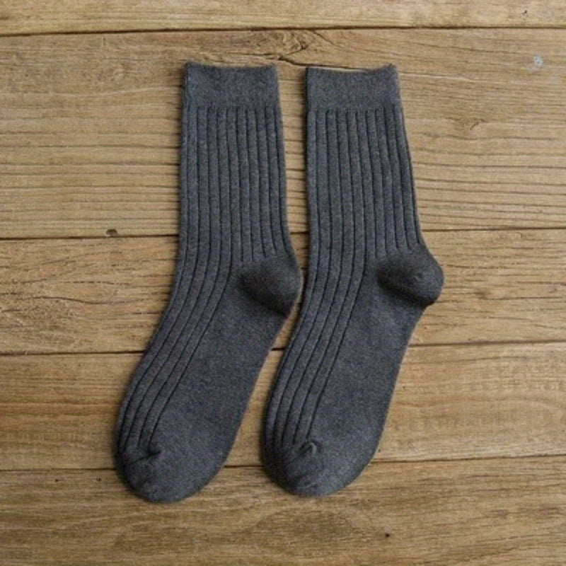 5 Pairs Men's Crew Socks Cotton Sports Socks