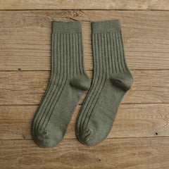 5 Pairs Men's Crew Socks Cotton Sports Socks
