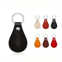 High-end Tumbled PU Leather Key Pendant DIY Gift Accessories