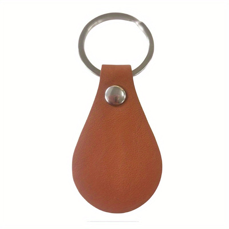 High-end Tumbled PU Leather Key Pendant DIY Gift Accessories