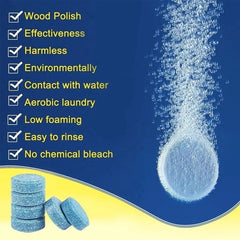 Car Windscreen Cleaner Effervescent Tablet Wiper Glass Cleaning Concentrate