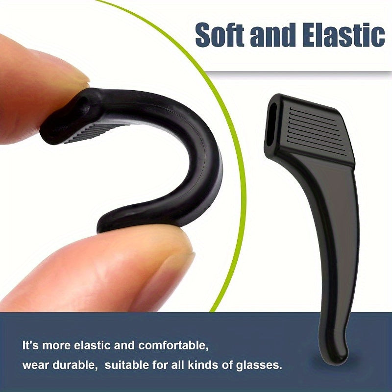 15 Pairs Silicone Glasses Anti-Slip Accessories Ear Protection Covers