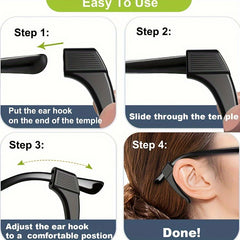 15 Pairs Silicone Glasses Anti-Slip Accessories Ear Protection Covers