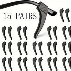 15 Pairs Silicone Glasses Anti-Slip Accessories Ear Protection Covers