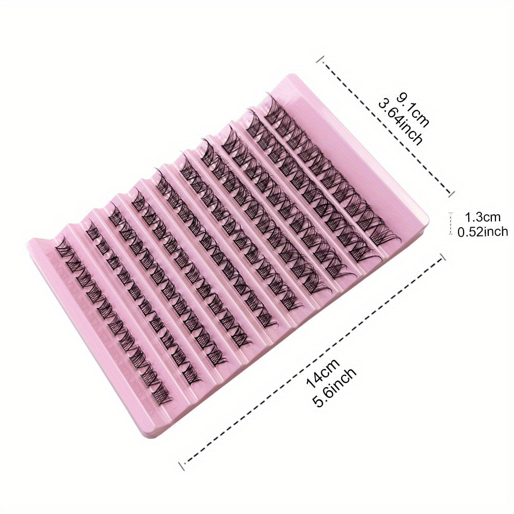 100PCS Cluster Makeup Individual Eyelashes Grafting False Eyelash Extension