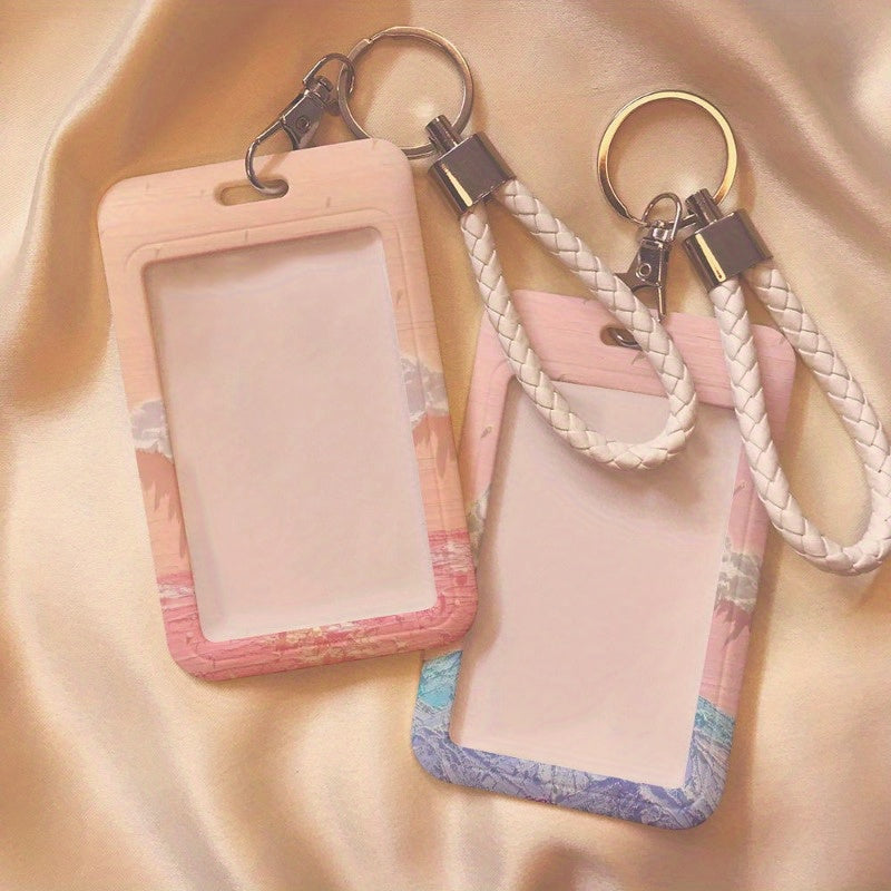 Sun Moon Crad Holder Set Access Protection Work ID Souvenir Display