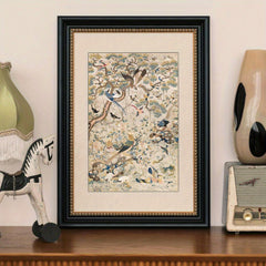 Birds & Flowers Cross Stitch Kit 11CT Printed Canvas Painting