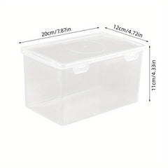 Face Mask Dispenser PP Hygiene Station With Cover High Clarity Mask Case