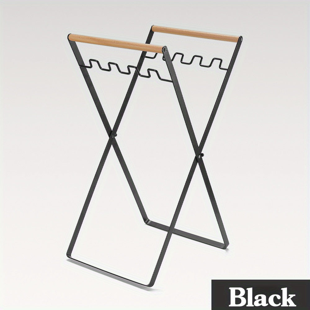 Foldable Camping Kitchen Debris Storage Rack
