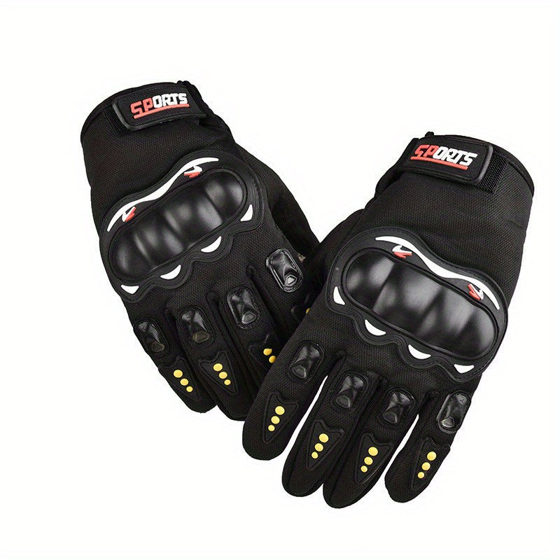 Men's Motorcycle Gloves Non-slip Protective Anti-cut Full Finger