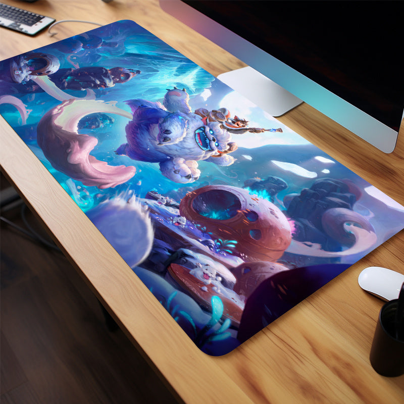 Game Animation Mousepad Gaming Desk Mat Keyboard Pad Large