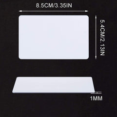 10Pcs NTAG215 NFC Rewritable Blank Card Universal Label RFID Tags