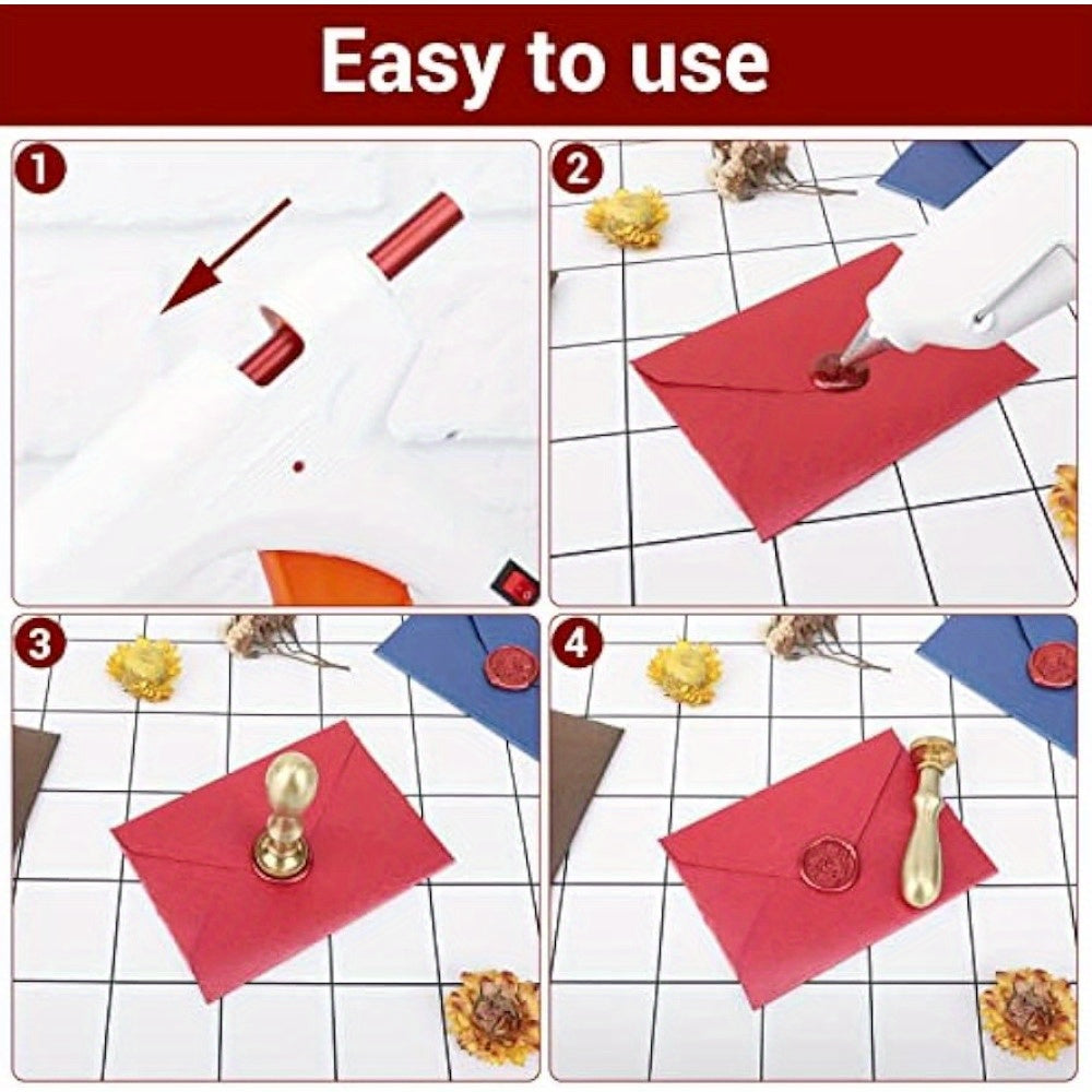 Burgundy Red Sealing Wax Sticks for Seal Stamp