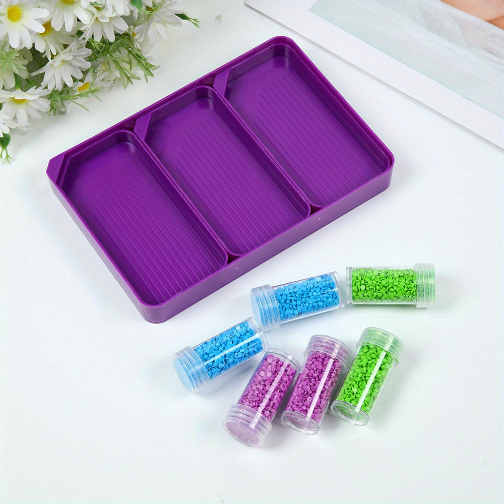 Colorful Diamond Painting Tray 3 in 1 Diamond Painting Tray Tools