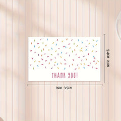 30pcs Thank You Cards Business Card With Love for Thanksgiving Days