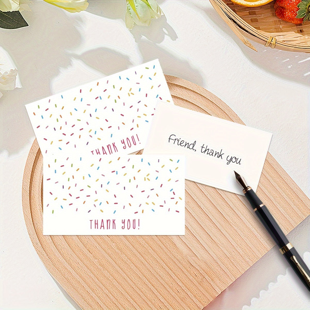 30pcs Thank You Cards Business Card With Love for Thanksgiving Days