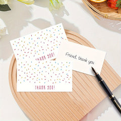 30pcs Thank You Cards Business Card With Love for Thanksgiving Days
