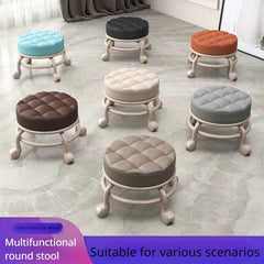 Universal Pulley Low Stool Movable Round Chiar Household Furniture
