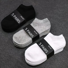 Men Women Comfortable Breathable Ankle Socks Spring Summer