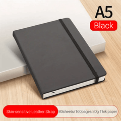 A5 A6 Business Strap Notebook Student Stationery Notepad Diary