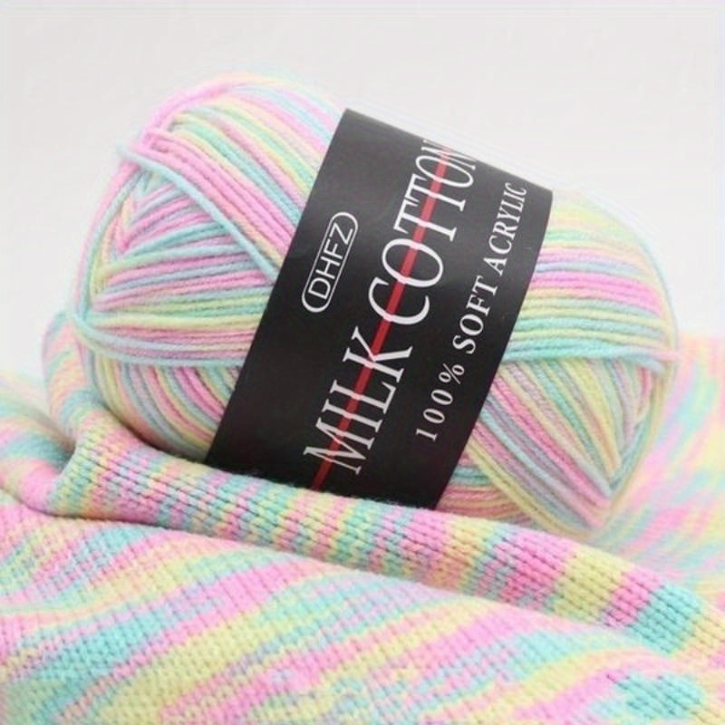 Soft 3 Strands Milk Cotton for Crochet Knitting 50g