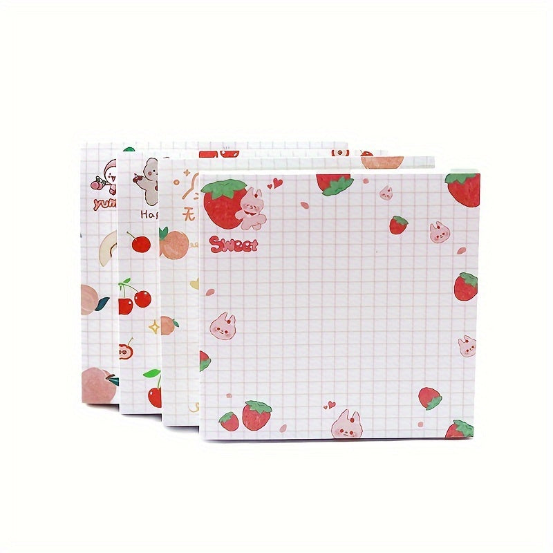 Fruit Cartoon Memo Stickers Fun for Notes 5 Designs