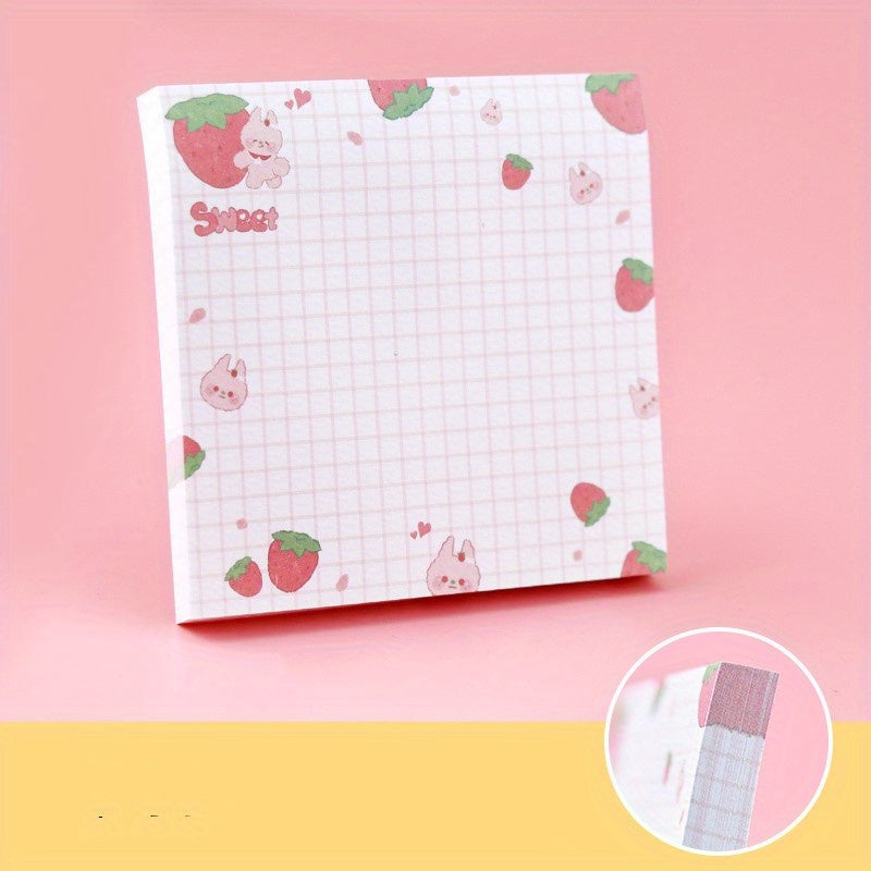 Fruit Cartoon Memo Stickers Fun for Notes 5 Designs