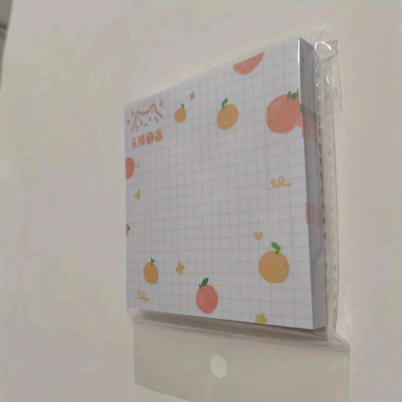 Fruit Cartoon Memo Stickers Fun for Notes 5 Designs