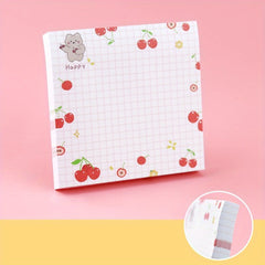 Fruit Cartoon Memo Stickers Fun for Notes 5 Designs