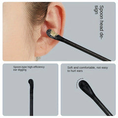 100pcs Disposable Cotton Swabs Double-sided Ear Cleaning