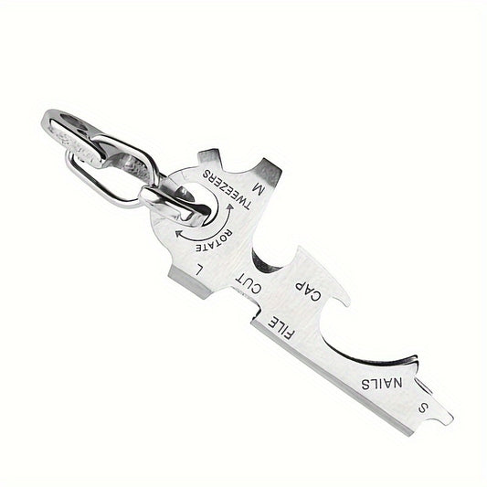8 in 1 Carabiner Keychain Bottle Opener for Camping Adventure