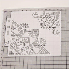 DIY Layering Stencils Painting Scrapbook Coloring Embossing Album
