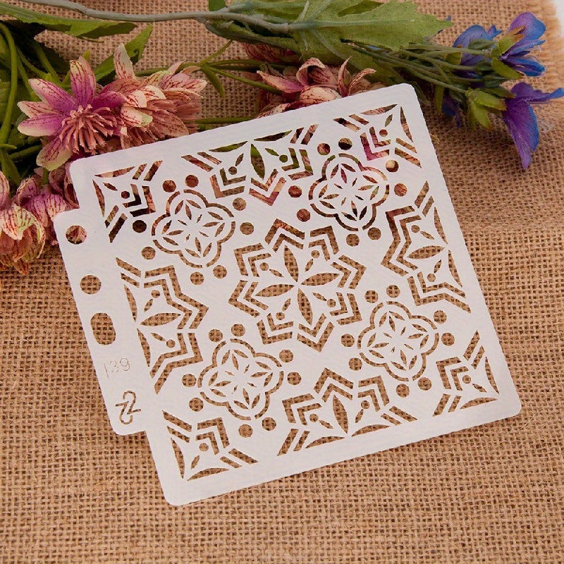 DIY Layering Stencils Painting Scrapbook Coloring Embossing Album