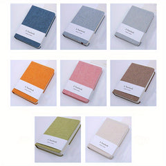Flowers & Trees Poem Cloth Notebook Blank Line Journal